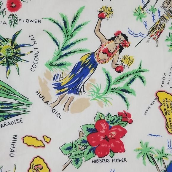 - J. Crew, Hawaiian print shift dress, 100% cotton, size 0, Hawaiian Island - Picture 12 of 16
